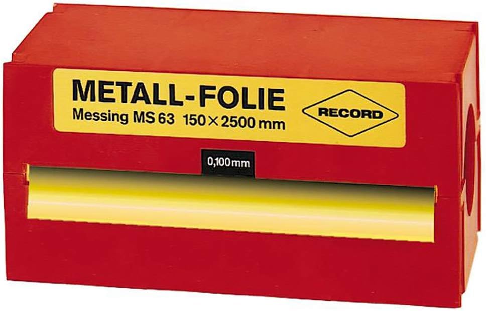 Record Metallfolie Stahl rostfrei 150x2500x0,500mm