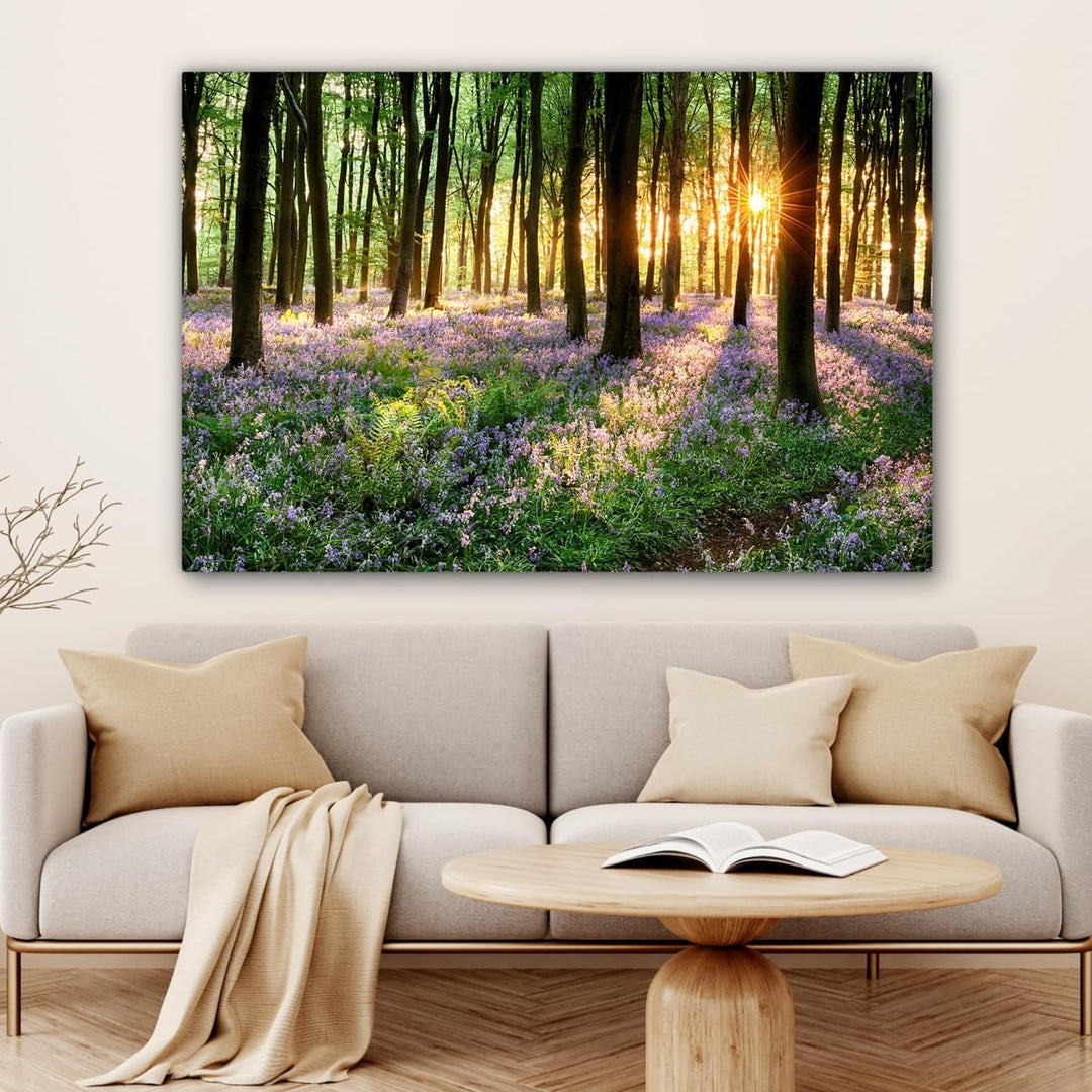 MuchoWow© Leinwand Gross 120x80 cm XXL Deko Schlafzimmer Aesthetic Leinwandbilder Wohnzimmer Gemälde