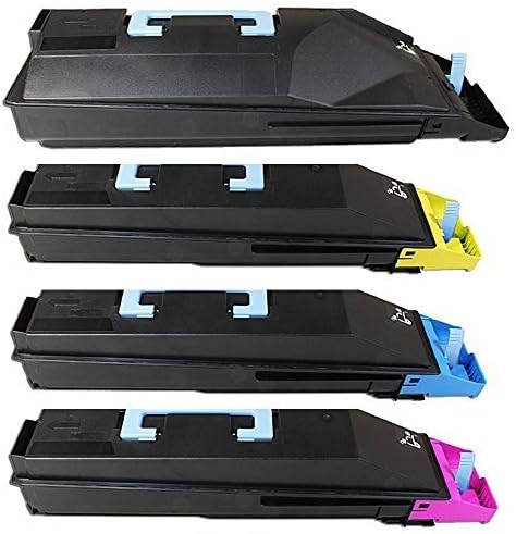(4er Set Kyocera TK880 (BK+C+M+Y) Toner) • 4X Kompatibel Toner für Kyocera TK-880 FSC 8500 DN FSC850