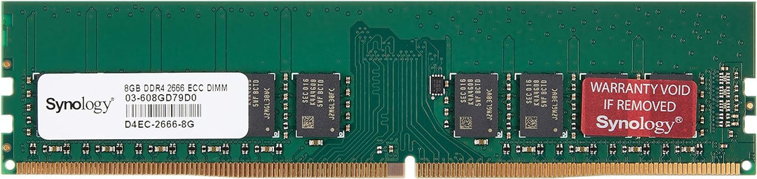Synology RAM DDR4-2666 ECC UDIMM 8GB (D4EC-2666-8G) 8 GB 8 Gb, 8 GB 8 Gb