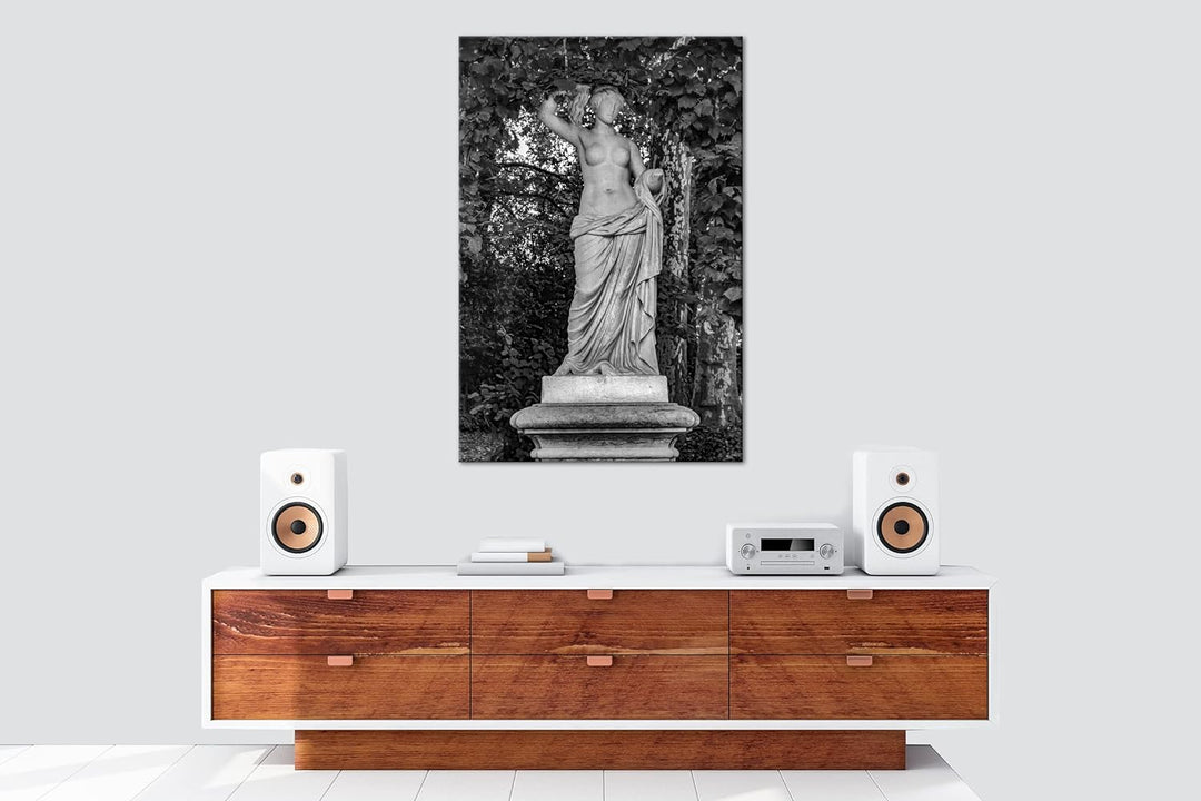 deyoli Skulptur der schönen Aphrodite Format: 80x60 als Leinwand, Effekt: Schwarz&Weiss, Motiv ferti