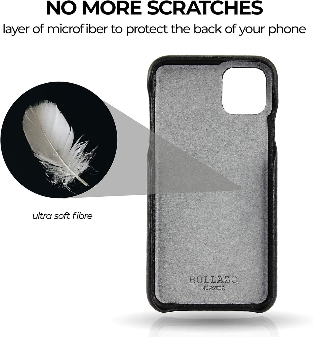 BULLAZO Menor Classic – kompatibel mit iPhone 11 Pro 5,8" Case Handy Schutzhülle aus hochwertigem Le