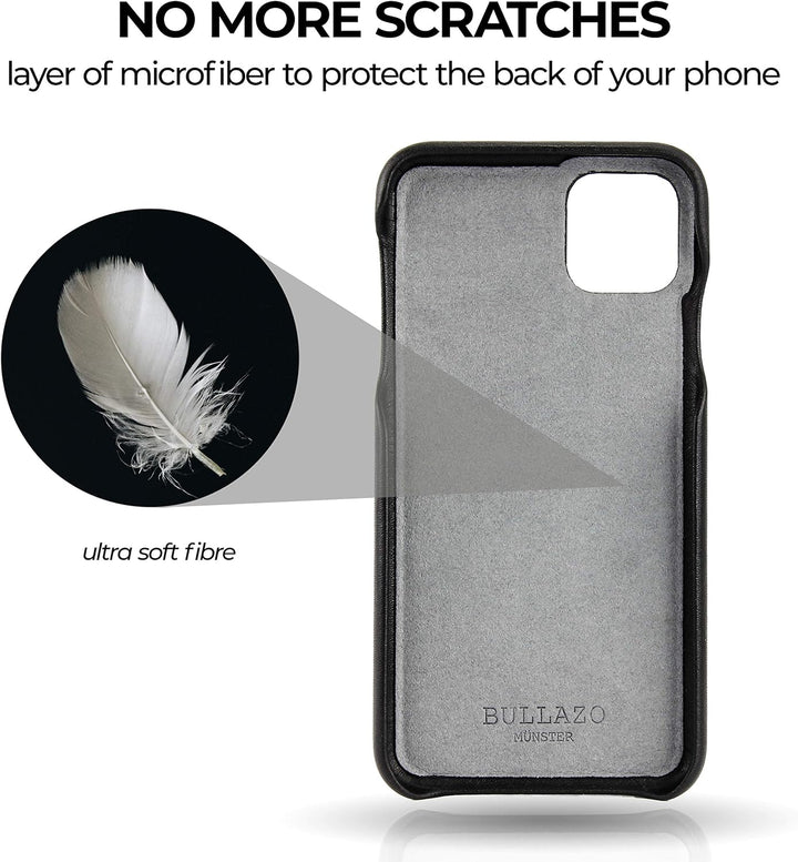BULLAZO Menor Classic – kompatibel mit iPhone 11 Pro 5,8" Case Handy Schutzhülle aus hochwertigem Le