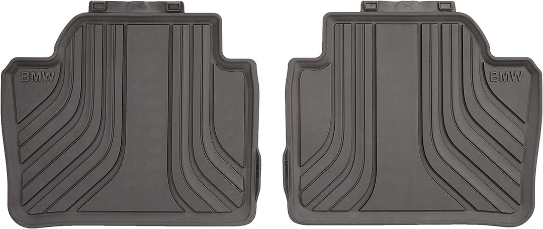 BMW 51472219802 Fussmatten für die Rückbank, Gummi, Schwarz