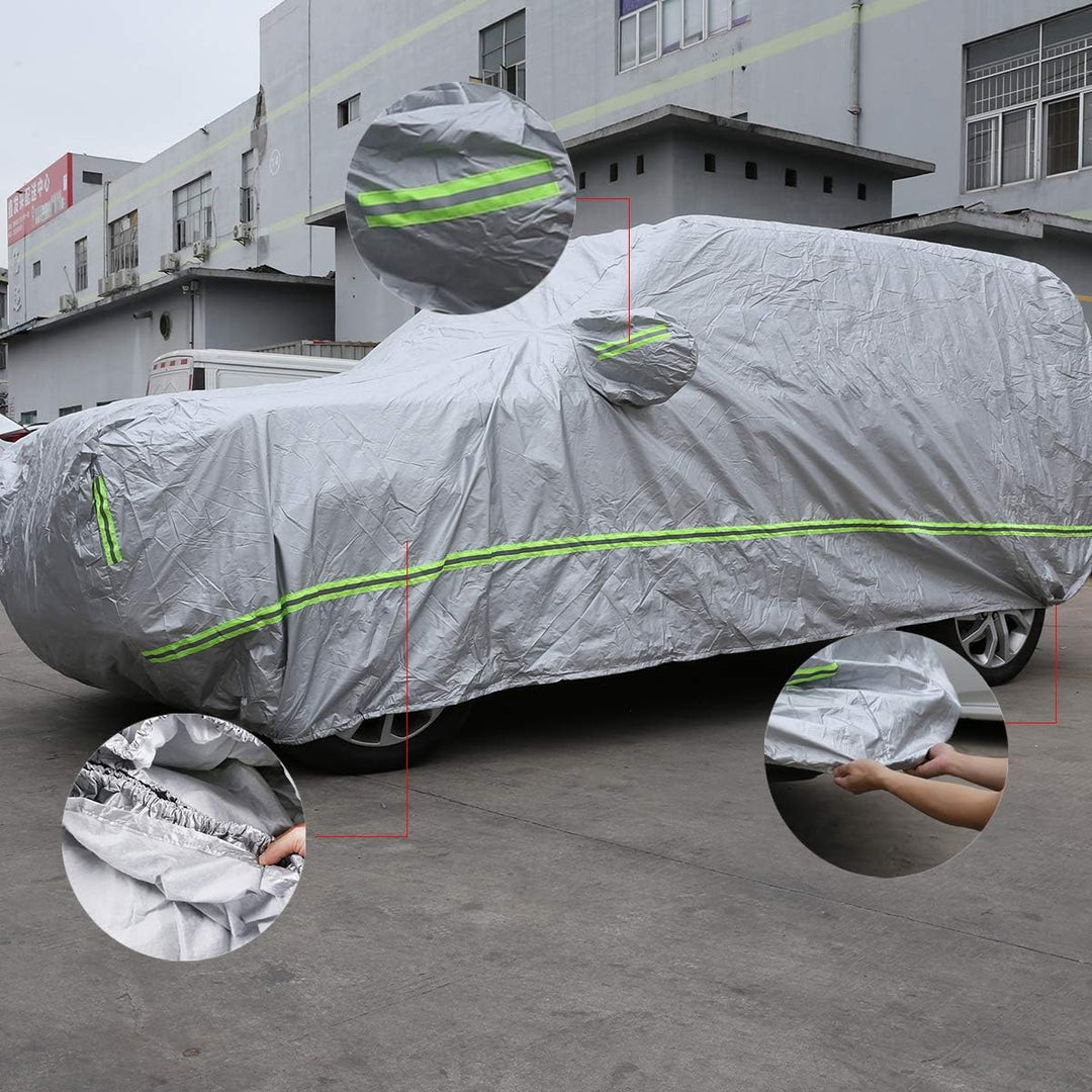 DIYUCAR Polyester-Vollgarage für LR Discovery 4 5, wetterfest, wasser-, schnee-, staub- und kratzfes