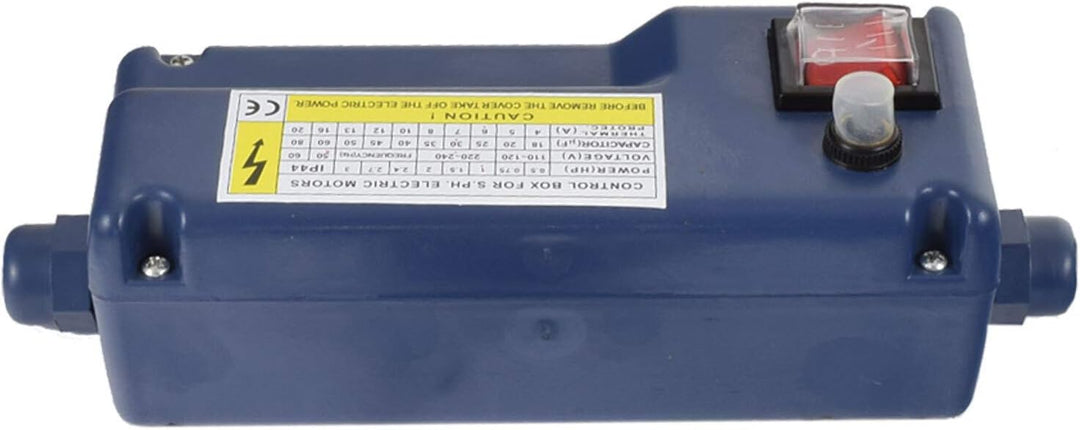 Agora-Tec® Motorschutz Schalter Box in blau 30µF 7A at- Tiefbrunnenpumpen Brunnenpumpen