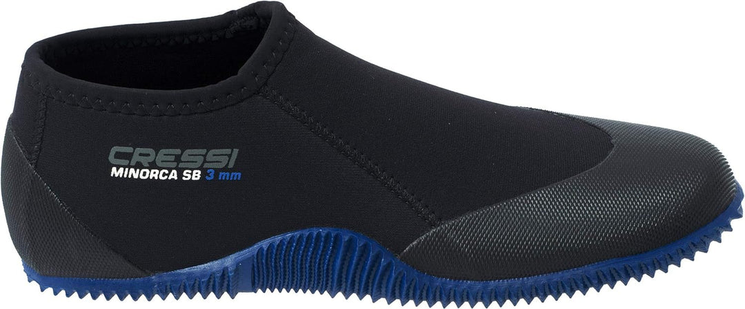 Cressi Minorca Shorty Boots 3mm - Kurzstiefel Doppelt Gefüttertes Neopren 3mm für Tauch und Wassersp
