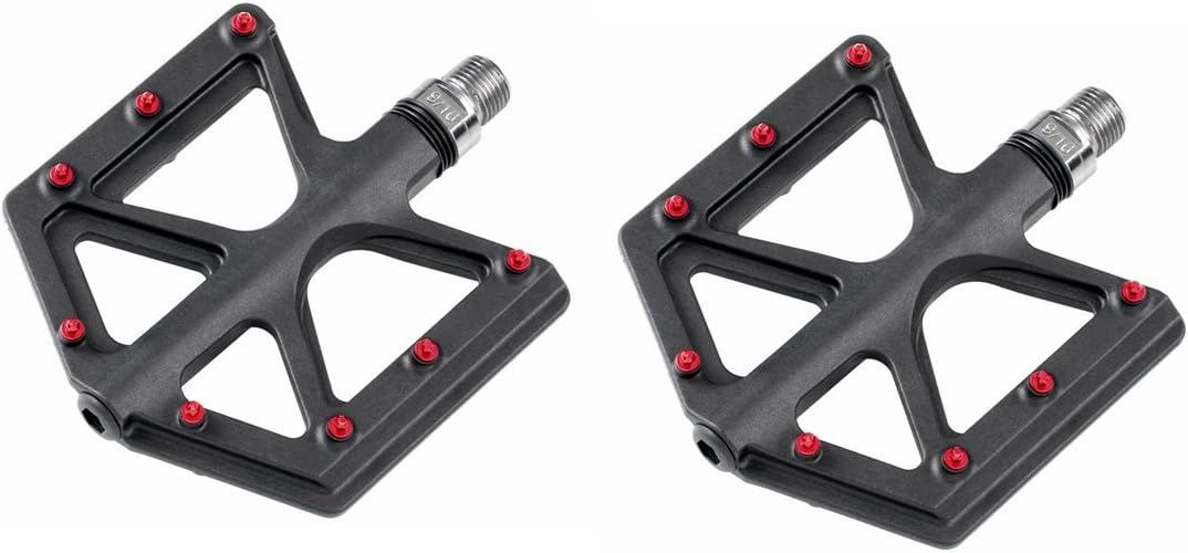 Zeray 1 Paar flache Pedale ZP-D213 Anti-Slip Ultralight Carbon/Harz (flache Pedale)