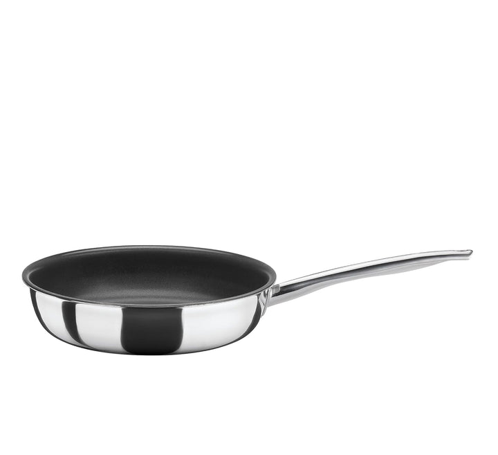 Spring Vulcano Classic Bratpfanne 24 cm | Edelstahl | hoher Rand | Antihaft-beschichtete Pfanne | In
