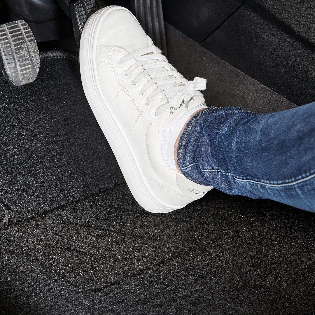 DBS - Autofussmatten - massgeschneidert für 308 - mit Befestigungsclips - Antirutschmatten - 4 Stück