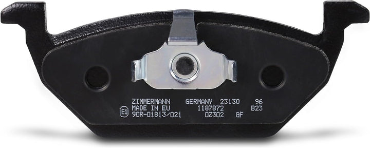 ZIMMERMANN 23130.195.1 Serie Bremsbeläge, vorne, inklusive Platte dämpfend
