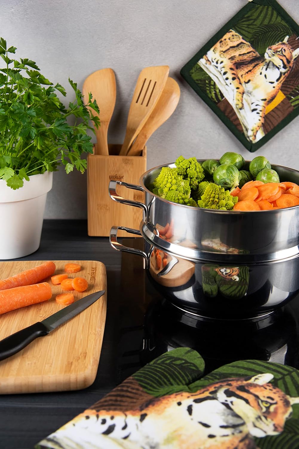 Soul Kitchen Dampfgarer Cooking Light Plus silberfarben