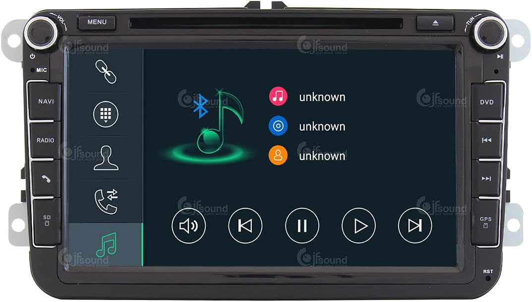 Costum fit Autoradio für Volkswagen Android GPS Bluetooth WiFi Dab USB Full HD Touchscreen Display 9