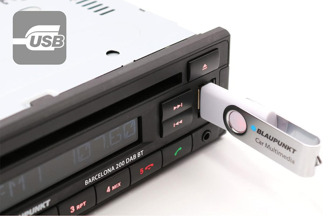 Blaupunkt Barcelona 200 DAB BT Autoradio Bluetooth-Freisprecheinrichtung, DAB+ Tuner