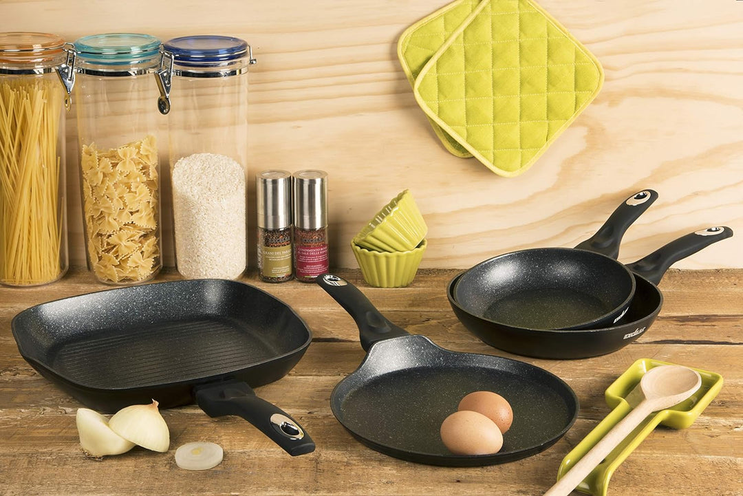 Excelsa Ecoenergy Crêpespfanne, Schwarz