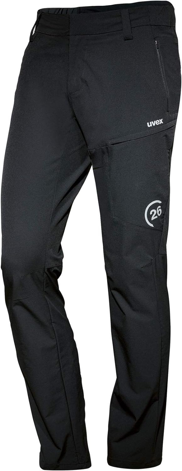 Uvex Kollektion 26 Herren-Arbeitshose - Schwarze Männer-Langhose mit Vielfältige Taschen 48