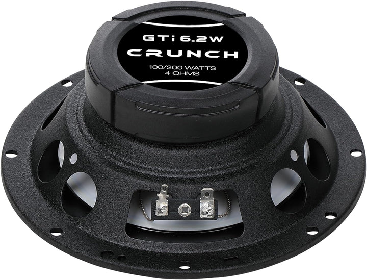 Crunch GTI 6.2 W - Kickbass-Lautsprecher 16,5 cm aus der GTI Performance Lautsprecher Serie | 1 Paar