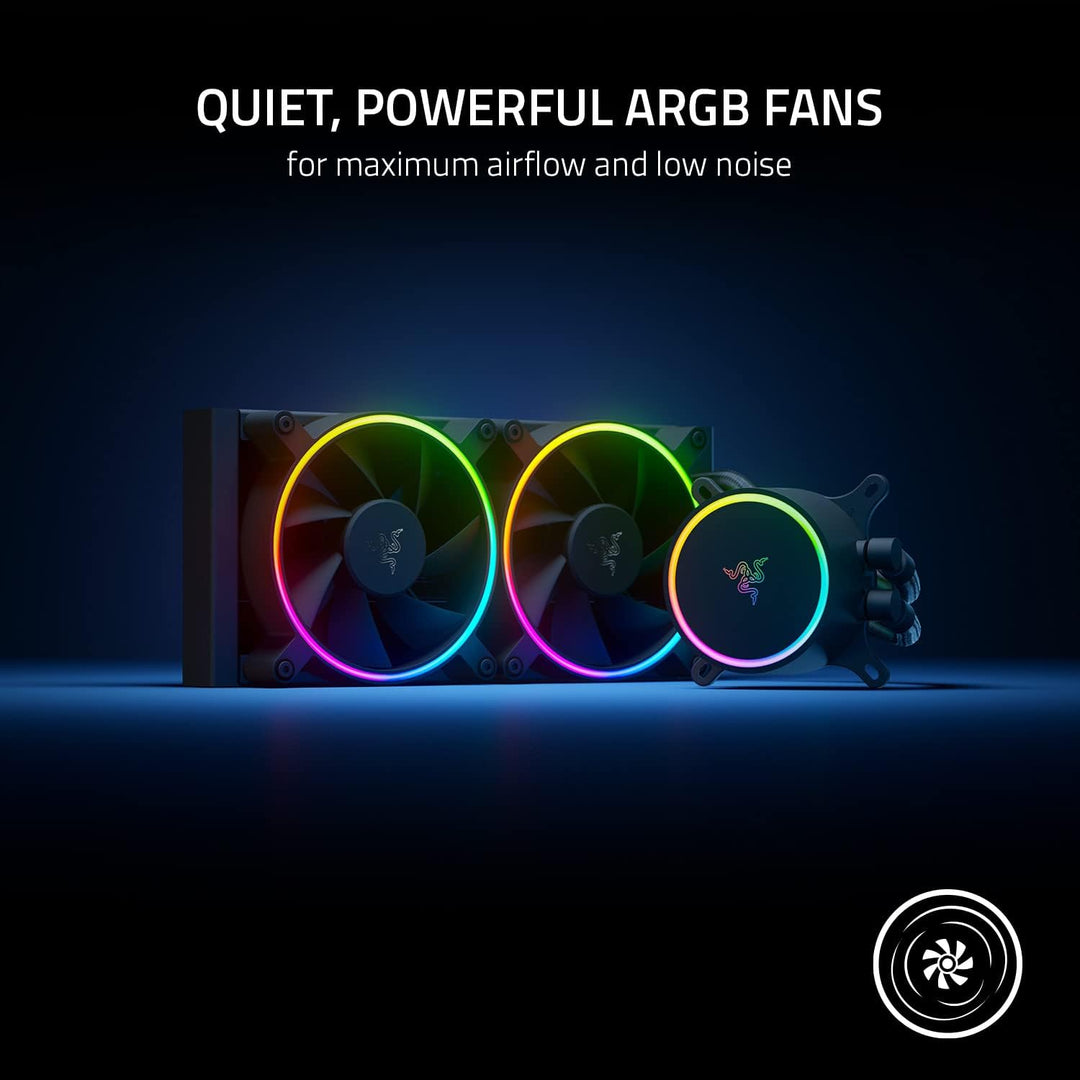 Hanbo Chroma RGB AIO Liquid Cooler 360MM (aRGB Pump Cap), 360MM