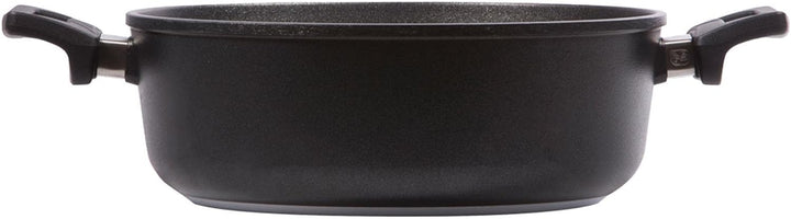 Eurolux XL Kasserolle Induktion Set & Deckel Ø32 cm - hohe runde Universal Bratenkasserolle 8 Liter