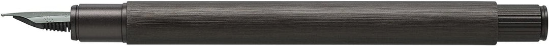 Faber-Castell 146252 - Füller Neo Slim Aluminium, Federbreite EF, gunmetal Federbreite EF gunmetal,