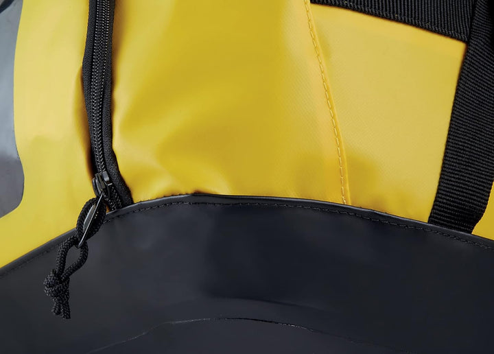 Petzl Duffel 85 Mittelgrosse Transporttasche aus TPU Plane und Polypropylen in der Farbe Schwarz 85