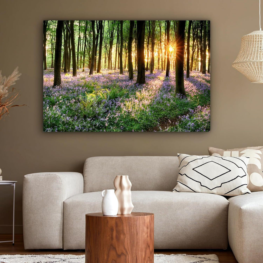 MuchoWow© Leinwand Gross 120x80 cm XXL Deko Schlafzimmer Aesthetic Leinwandbilder Wohnzimmer Gemälde