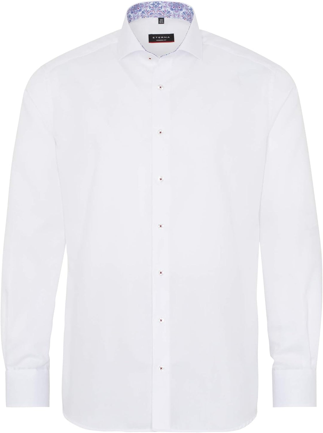 eterna Langarm Hemd Modern Fit strukturiert