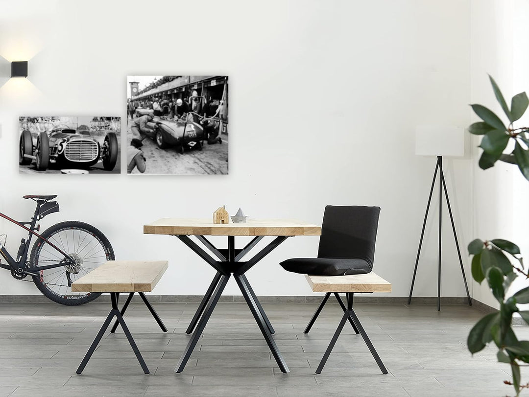 super-diy Design Tischbeine Spyder Schwarz | Wohnzimmertisch | Esstisch | Gartentisch | Bürotisch |