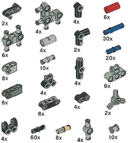 LEGO Technic Pegs, Joints, Peg-Joints Pack by LEGO
