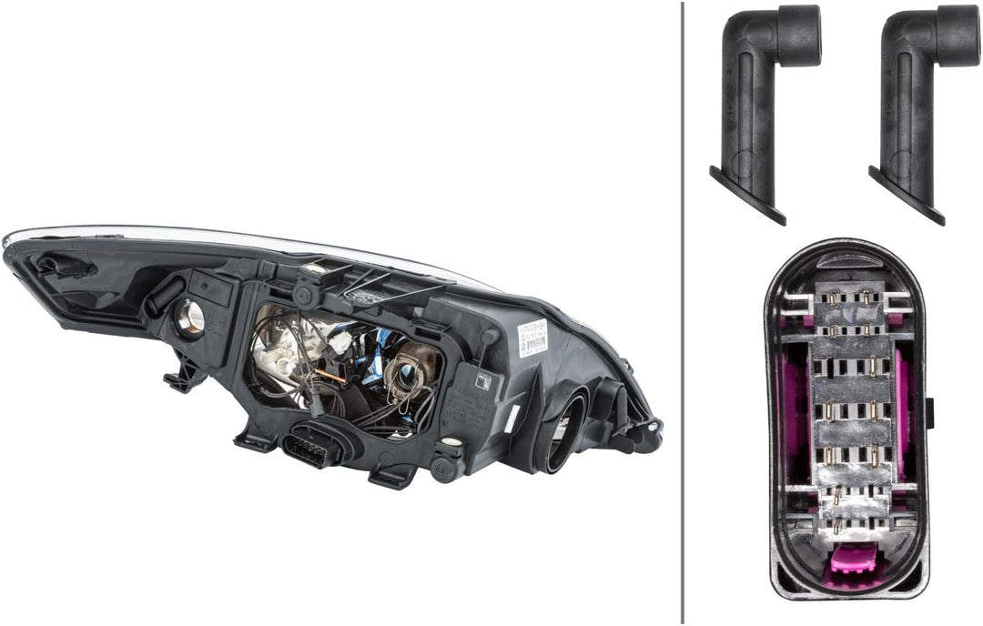 HELLA 1ZL 010 541-071 DE/Halogen-Hauptscheinwerfer - links - für u.a. Ford Mondeo IV Turnier (Ba7),