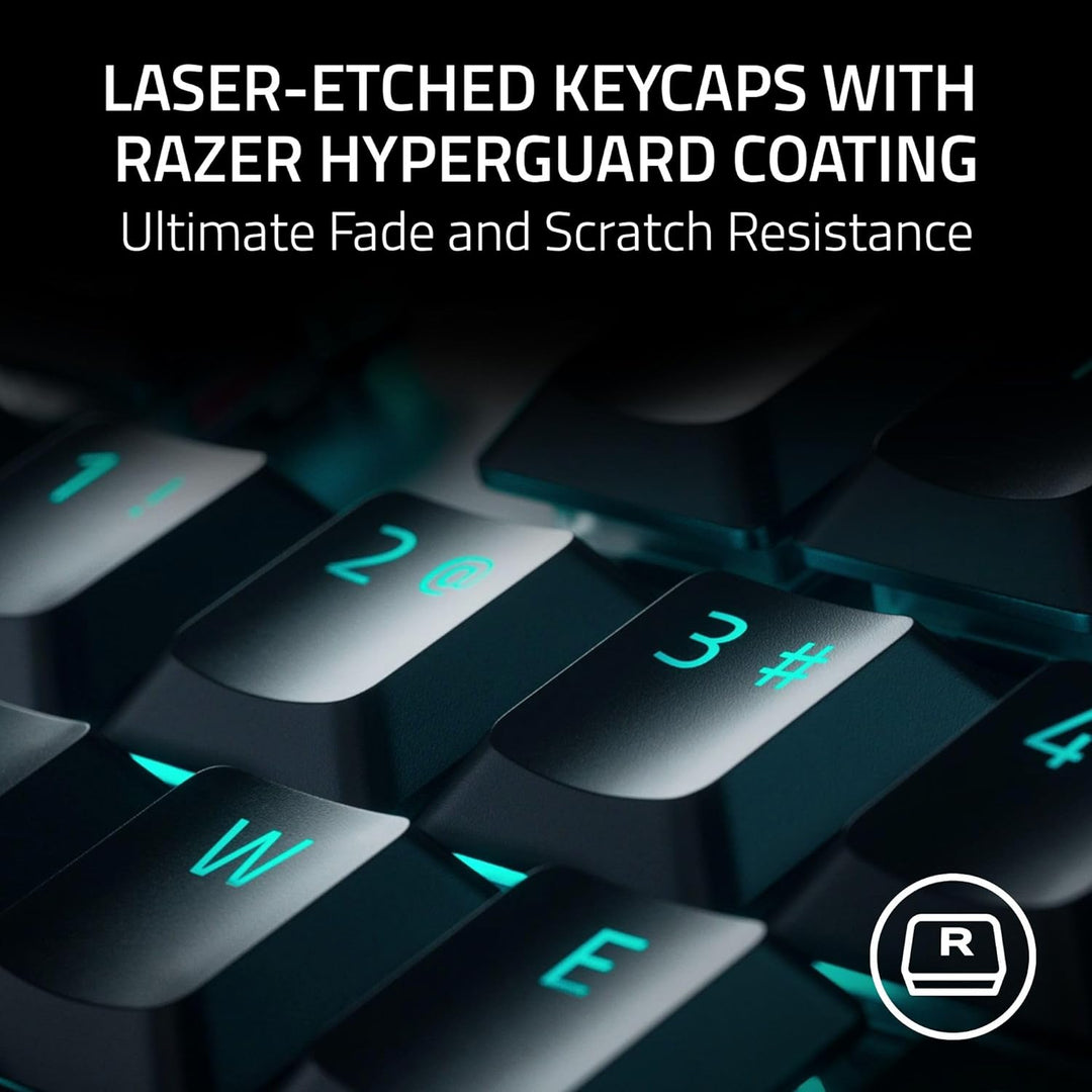 Razer DeathStalker V2 Pro (Red Switch) - Kabellose Optische Low-Profile-Gaming-Tastatur (Lineare Opt