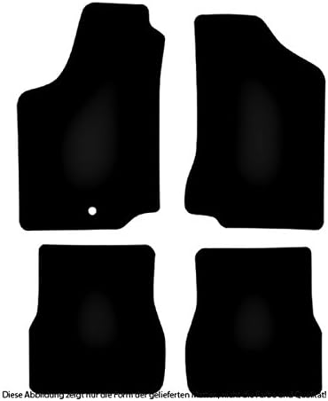 Bär-AfC Auto Fussmatten Premium passend für VW Passat 35i / 3A (B3 und B4) 1988-1997, Autoteppiche V
