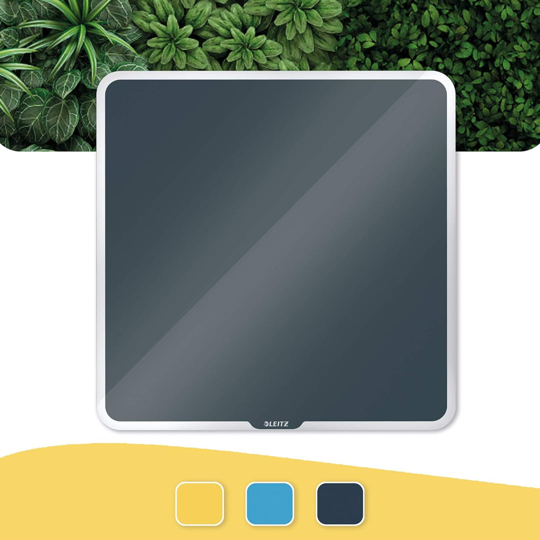 Leitz magnetisches Whiteboard aus Glas, 450 x 450, Samtgrau, Cosy-Serie, 70430089 450 x 450mm Samtgr