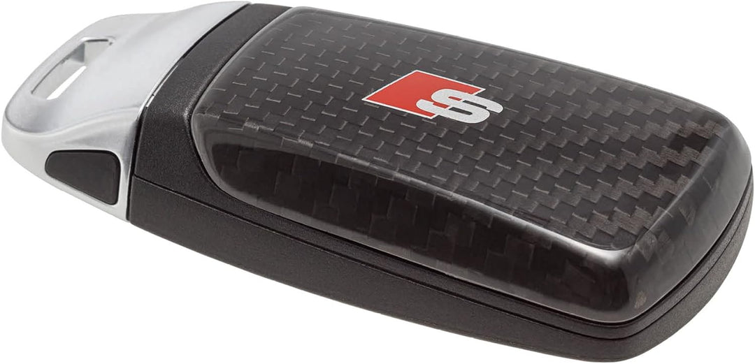 Audi 8W6071208C3Q0 Schlüsselblende Cover Carbon, mit S-Logo, nur für Schlüssel 4M0959754 8W0959754 8