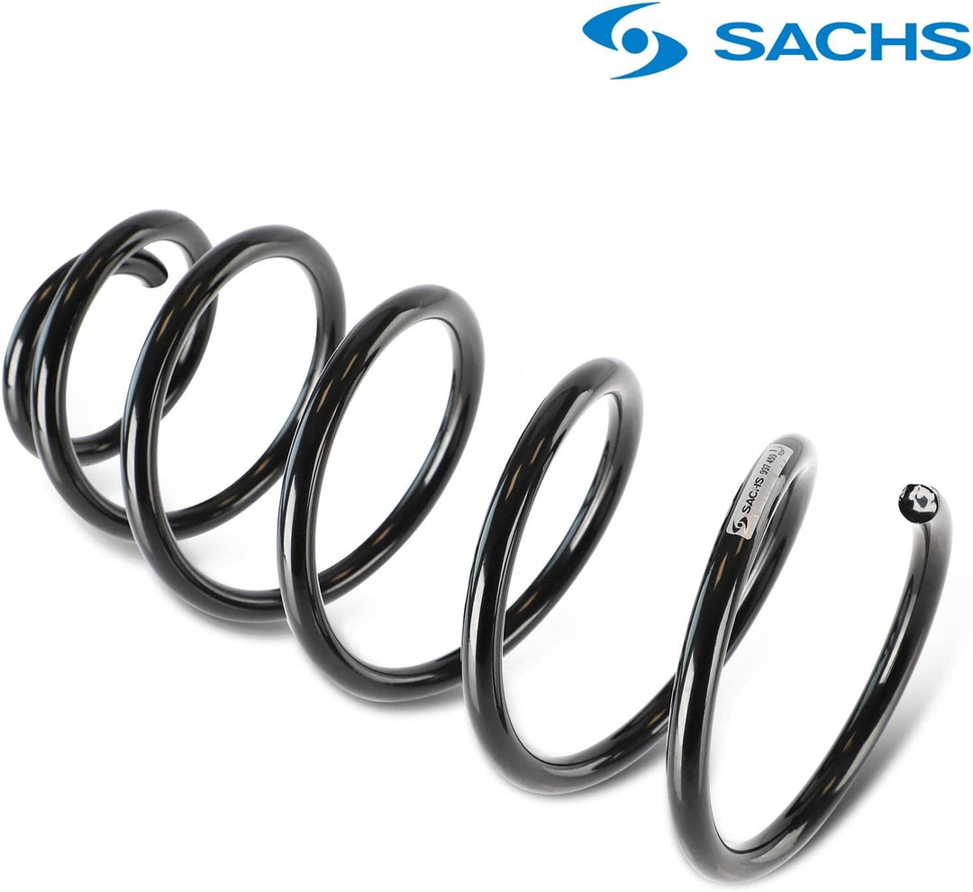 2x Original Sachs 997459 Fahrwerksfeder Vorderachse Kompatibel mit Leon 1999-2006 Toledo II 1998-200