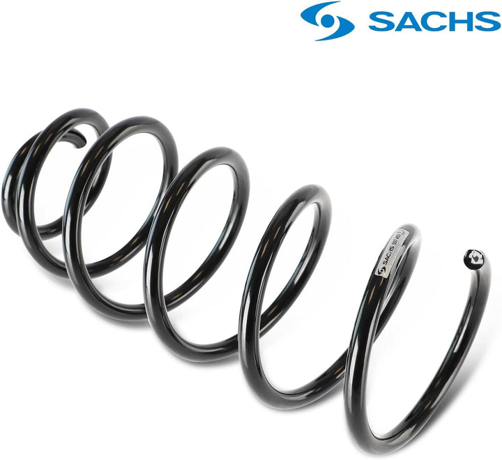 2x Original Sachs 997459 Fahrwerksfeder Vorderachse Kompatibel mit Leon 1999-2006 Toledo II 1998-200