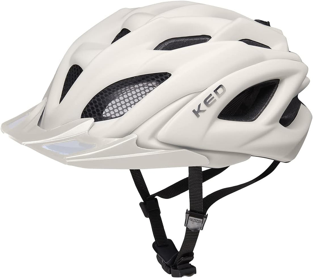 KED Neo Visor Fahrradhelm, ash Light matt, XL 59-64cm