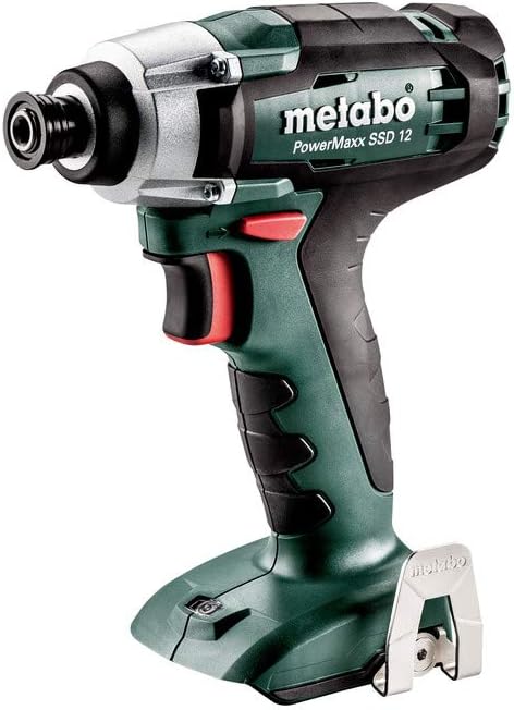 Metabo Akku Schlagschrauber SSD 12 (12 V, ohne Akku, mit Arbeitslicht, Gürtelhaken, kompaktes Design