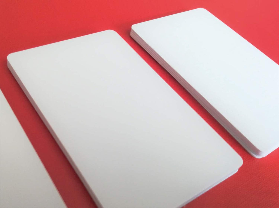 Kartenstudio Premium Plastikkarten/PVC Karten Weiss, 1-5000 Stück, Rohlinge, blanko, Kartendrucker,