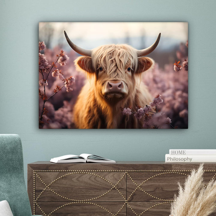 MuchoWow© Wandbilder 80x60 cm Wohnzimmer Wanddeko Schlafzimmer Zimmerdeko Fotowand Deko auf Wand Dek