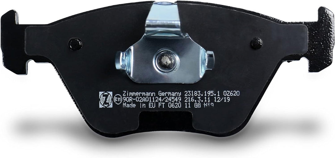 ZIMMERMANN 23183.195.1 Bremsbelagsatz Vorderachse x 1