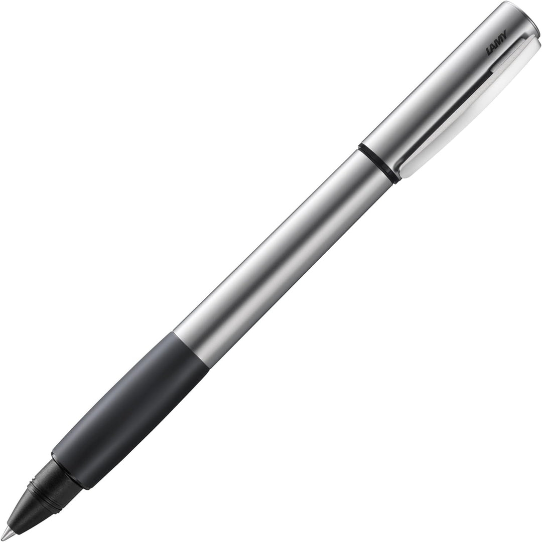 LAMY accent Tintenroller 396 – Rollpen aus Aluminium mit austauschbarem Griffstück aus Kautschuk und