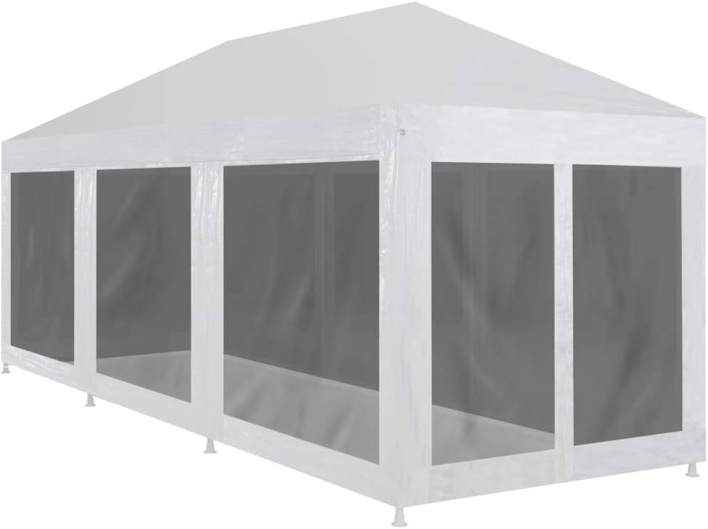 Susany Gartenpavillon Partyzelt Netz-Seitenwände Mit 8 Seitenwände aus Mesh-Netzgewebe, Davon eine m