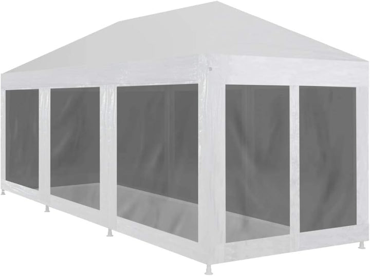 Susany Gartenpavillon Partyzelt Netz-Seitenwände Mit 8 Seitenwände aus Mesh-Netzgewebe, Davon eine m