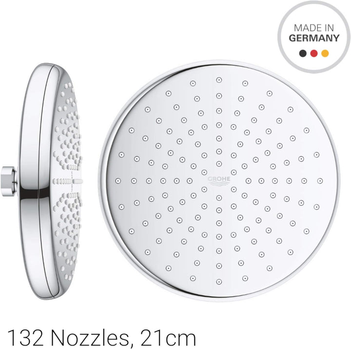 GROHE Tempesta 210 | Brausen und Duschsysteme | Kopfbrause | 26408000, Chrom Chrom Nur Kopfbrause, C