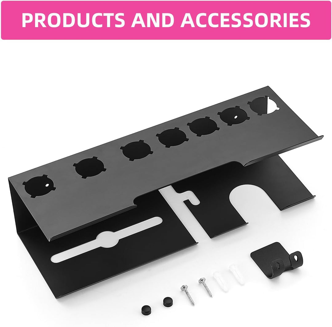 DingGreat föhnhalter wand ohne bohren für Dyson Airwrap Styler Complete, Aluminium Wandhalterung Stä