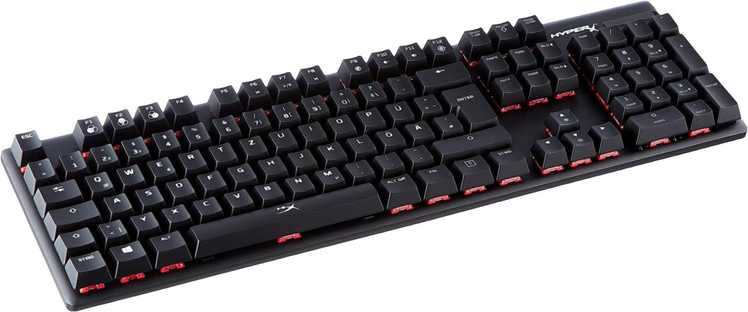 HyperX HX-KB6RDX-DE Alloy Origins, RGB Mechanische Gaming Tastatur, Red switches (QWERTZ deutsches L