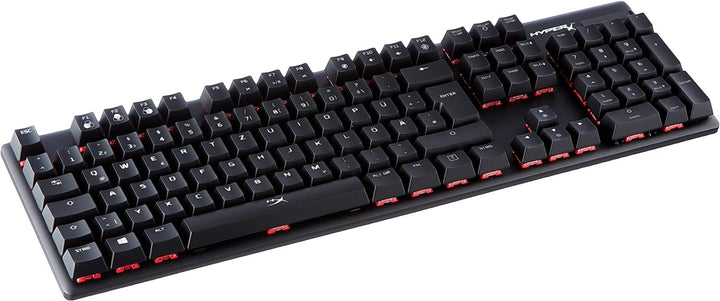 HyperX HX-KB6RDX-DE Alloy Origins, RGB Mechanische Gaming Tastatur, Red switches (QWERTZ deutsches L