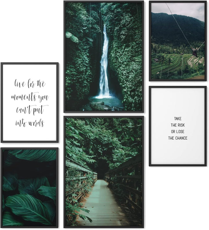 Papierschmiede® Mood Poster Set Wild Adventure, Bilder Wohnzimmer Deko Schlafzimmer, 2x DIN A3 (ca.