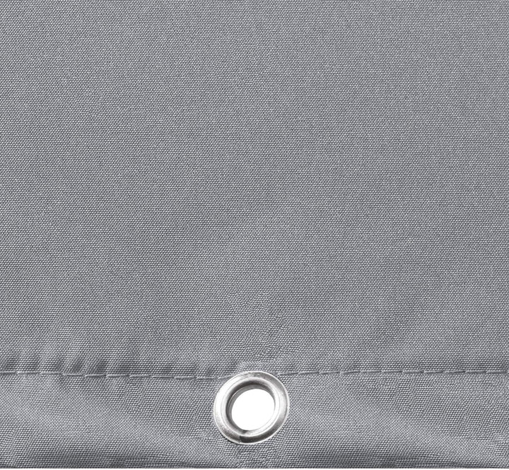 CelinaSun Sichtschutz Balkon 1,2 x 5 m hell grau PES Zaunblende mit Kabelbinder wasserabweisend Balk